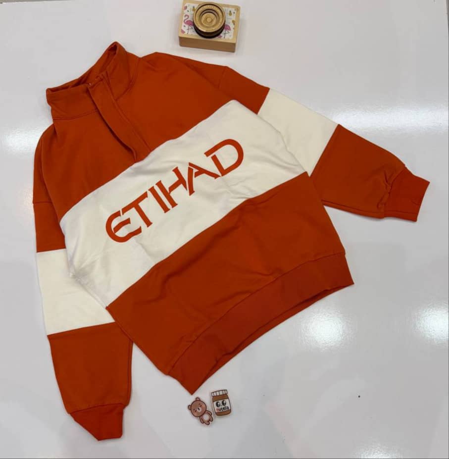 یقه اسکی نیم زیپ ETIHAD