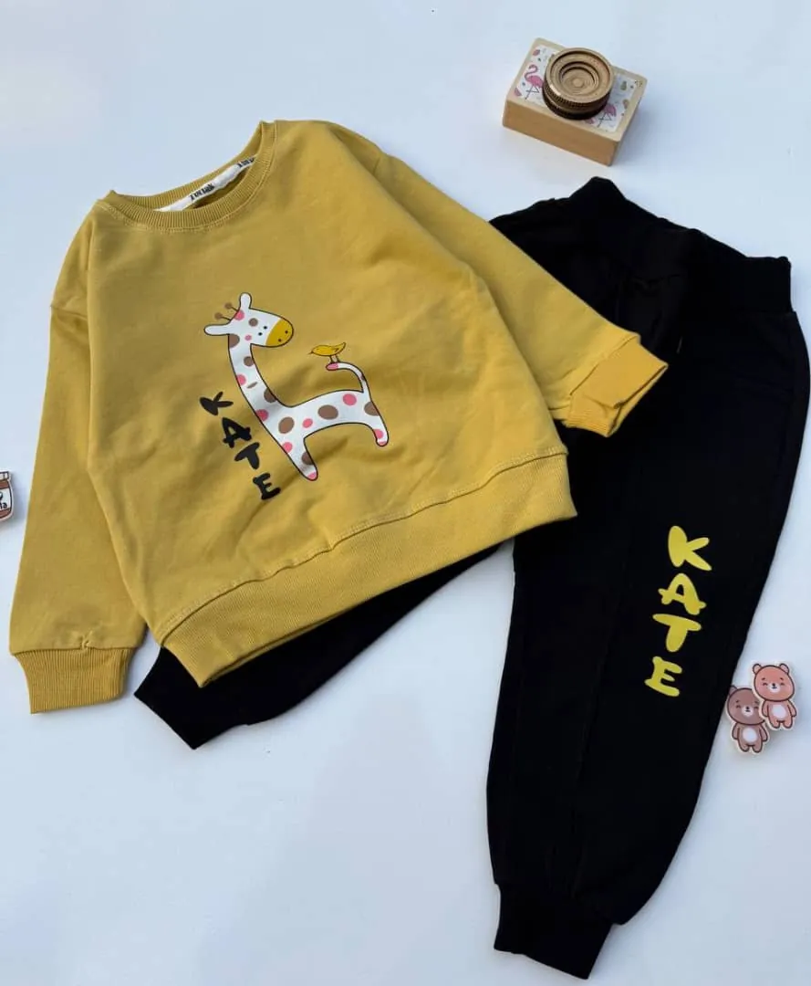 ست بلوز شلوار راحتی زرافه